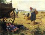 Victor Gabriel Gilbert - Bilder Gemälde - Haymaking