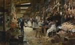 Victor Gabriel Gilbert  - Bilder Gemälde - Paris Market