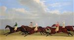 John Frederick Herring  - Bilder Gemälde - Finish of the 1827 Gold Cup