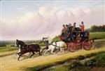 John Frederick Herring  - Bilder Gemälde - Halifax Royal Mail Coach