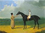 John Frederick Herring  - Bilder Gemälde - Jerry, Winner of the St Leger