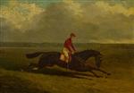 John Frederick Herring  - Bilder Gemälde - The Baron, Winner of the St Leger