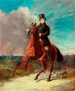 John Frederick Herring  - Bilder Gemälde - The Prince Consort on Horseback