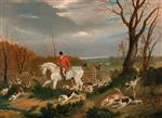 John Frederick Herring  - Bilder Gemälde - The Suffolk Hunt