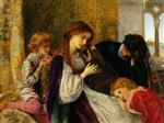 Arthur Hughes - Bilder Gemälde - A Music Party