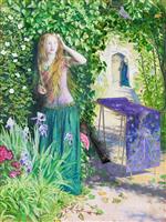 Arthur Hughes - Bilder Gemälde - Fair Rosamund