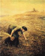 Arthur Hughes - Bilder Gemälde - Gleaning