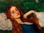 Arthur Hughes - Bilder Gemälde - In the Grass