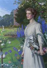 Arthur Hughes - Bilder Gemälde - Margaret Lushington, Mrs Stephen Langton Massingberd