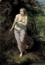 Arthur Hughes - Bilder Gemälde - Musidora Bathing