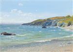 Arthur Hughes - Bilder Gemälde - Perran Point, Cornwall