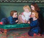 Arthur Hughes  - Bilder Gemälde - The Children of Birkbeck Hill