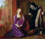 Arthur Hughes  - Bilder Gemälde - The Pained Heart