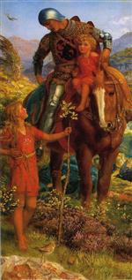 Arthur Hughes  - Bilder Gemälde - The Rescue