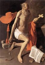 Georges de La Tour - Bilder Gemälde - Saint Jerome