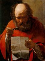 Georges de La Tour - Bilder Gemälde - Saint Jerome Reading