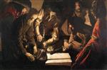 Georges de La Tour - Bilder Gemälde - The Payment of Dues