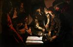 Georges de La Tour - Bilder Gemälde - The Payment of Taxes