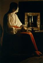 Georges de La Tour - Bilder Gemälde - The Penitent Magdalen