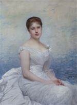 Jules Joseph Lefebvre - Bilder Gemälde - Frances Margaret Lawrance, Lady Vernon