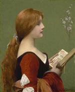 Jules Joseph Lefebvre - Bilder Gemälde - Jeanne la Rousse