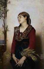Jules Joseph Lefebvre - Bilder Gemälde - Mediterranean Beauty