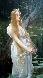 Jules Joseph Lefebvre - Bilder Gemälde - Ophelia