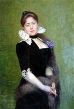 Jules Joseph Lefebvre - Bilder Gemälde - Portrait of a Lady