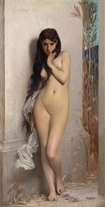 Jules Joseph Lefebvre  - Bilder Gemälde - The Grasshopper