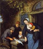 Adriaen van Ostade - Bilder Gemälde - Buying Fish