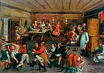 Adriaen van Ostade - Bilder Gemälde - Dutch Merrymaking