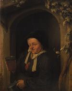 Adriaen van Ostade - paintings - Female Figure with Tankard