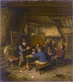Adriaen van Ostade  - Bilder Gemälde - Peasants in a Tavern