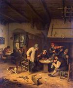 Adriaen van Ostade  - Bilder Gemälde - Peasants in a Tavern