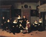 Adriaen van Ostade  - Bilder Gemälde - Portrait of a Family