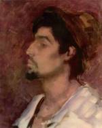 Nicolae Grigorescu  - paintings - Portraet des Matei Rudaru