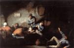 Adriaen van Ostade  - Bilder Gemälde - Scene in an Inn