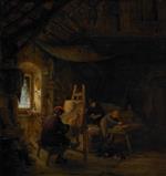 Adriaen van Ostade  - Bilder Gemälde - The Artist's Studio