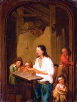 Adriaen van Ostade  - Bilder Gemälde - The Cimbalom Player