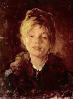 Nicolae Grigorescu  - paintings - Portraet eines Maedchens