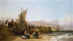 William Joseph Shayer - Bilder Gemälde - Bargaining for the Catch