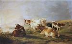 William Joseph Shayer - Bilder Gemälde - Cattle