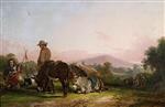 William Joseph Shayer  - Bilder Gemälde - Gypsy Encampment