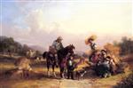 William Joseph Shayer  - Bilder Gemälde - Harvesters Resting