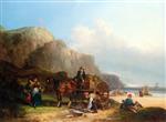 William Joseph Shayer  - Bilder Gemälde - Scene in the Isle of Wight