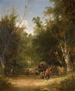 William Joseph Shayer  - Bilder Gemälde - The Gypsy Tent