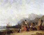 William Joseph Shayer  - Bilder Gemälde - The Prawn Fishers
