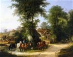 William Joseph Shayer  - Bilder Gemälde - The Watering Place