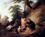 William Joseph Shayer  - Bilder Gemälde - Travelers Resting