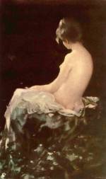 Nicolae Grigorescu  - Bilder Gemälde - Vor dem Bade